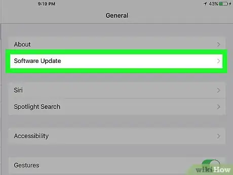 Imagen titulada Update iOS Software on an iPad Step 6