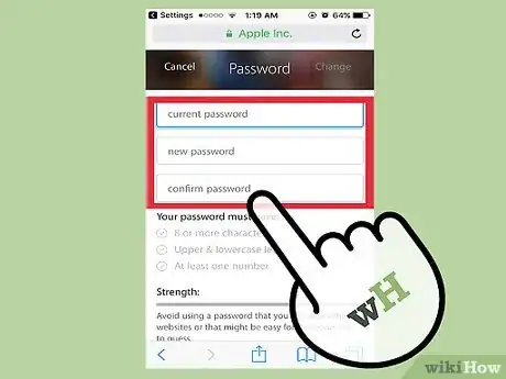 Imagen titulada Change Apple ID Password on iPhone Step 12