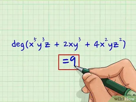 Imagen titulada Find the Degree of a Polynomial Step 10