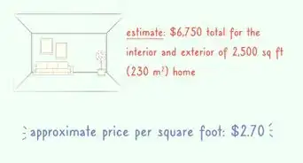 calcular el precio por metro cuadrado para pintar una casa