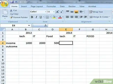 Imagen titulada Calculate Annual Growth Rate in Excel Step 5