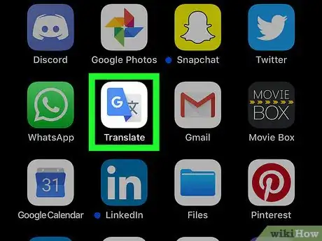 Imagen titulada Use the Camera with Google Translate on iPhone or iPad Step 1