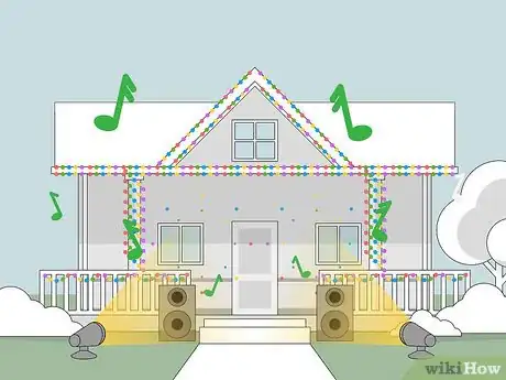 Imagen titulada Put up Christmas Lights Outside Step 5