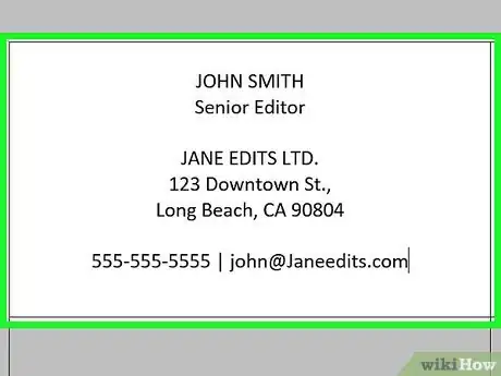 Imagen titulada Make Business Cards in Microsoft Word Step 20