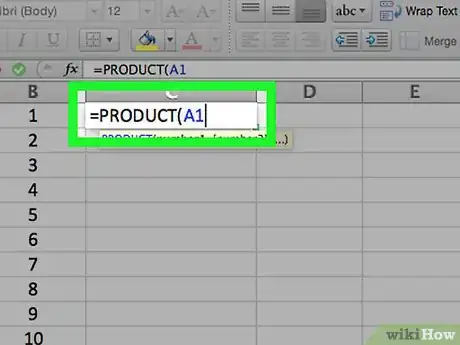 Imagen titulada Multiply in Excel Step 18