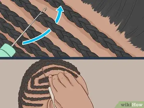 Imagen titulada Add Hair to Braids Step 11