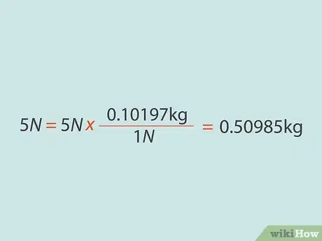 Imagen titulada Convert Newtons to Kilograms Step 03