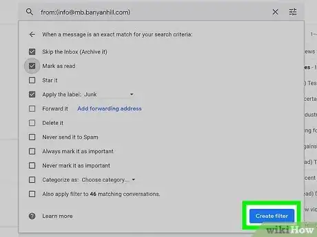 Imagen titulada Create a Filter in Gmail Step 11