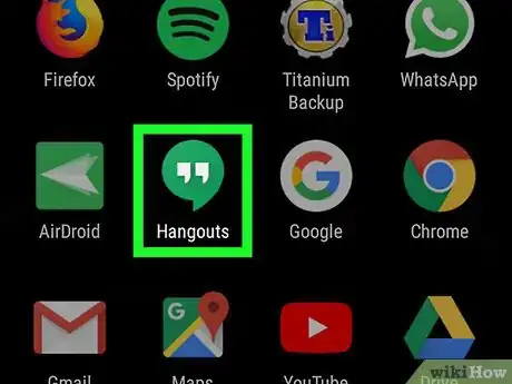 Imagen titulada Delete a Message in Google Hangouts Step 1