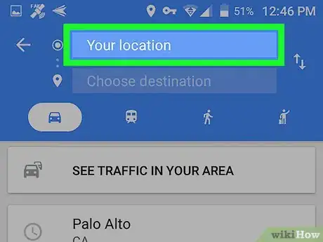 Imagen titulada Change the Route on Google Maps on Android Step 3