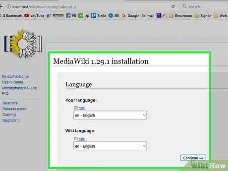 Imagen titulada Install MediaWiki Step 8
