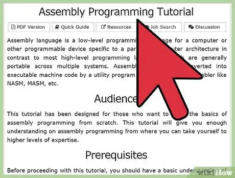 Imagen titulada Start Programming in Assembly Step 1