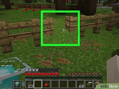 Imagen titulada Make a Gate in Minecraft Step 10