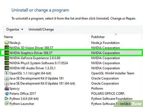 Imagen titulada Uninstall Nvidia Drivers Step 3