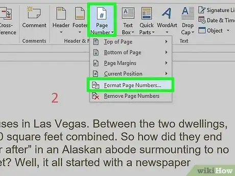 Imagen titulada Insert Page Numbers in Word Step 8