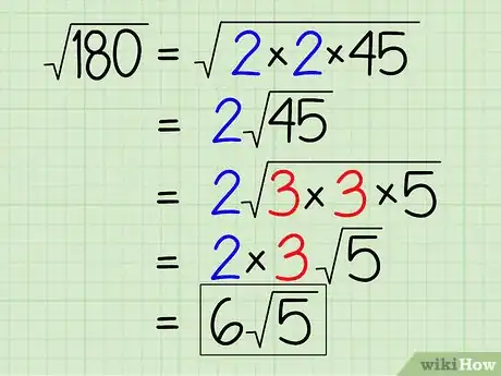 Imagen titulada Simplify a Square Root Step 6