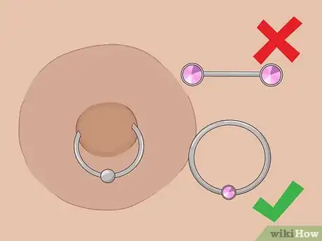 Imagen titulada Remove a Nipple Piercing Step 3