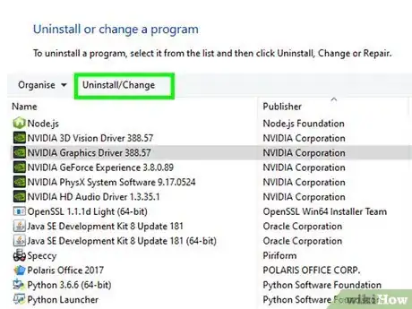 Imagen titulada Uninstall Nvidia Drivers Step 4