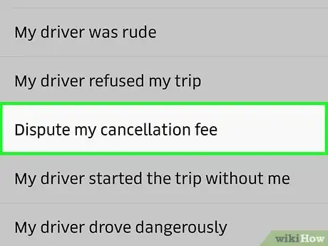 Imagen titulada Dispute an Uber Fare Step 7