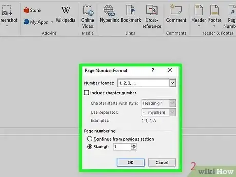 Imagen titulada Insert Page Numbers in Word Step 6