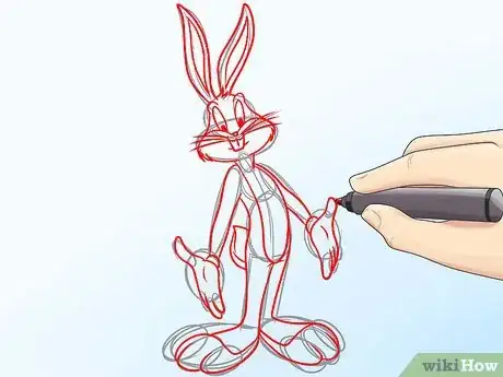 Imagen titulada Draw Bugs Bunny Step 9