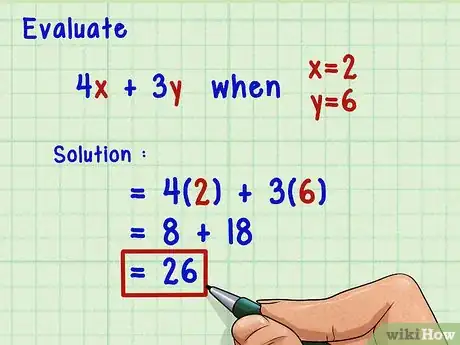 Imagen titulada Evaluate an Algebraic Expression Step 9