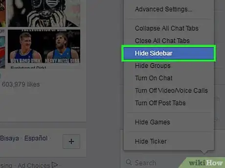 Imagen titulada Remove the Sidebar in Facebook Chat Step 3