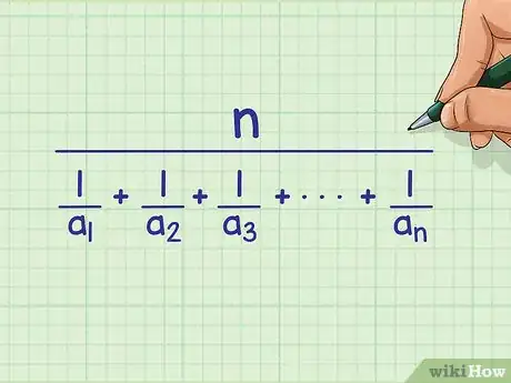 Imagen titulada Calculate the Harmonic Mean Step 1