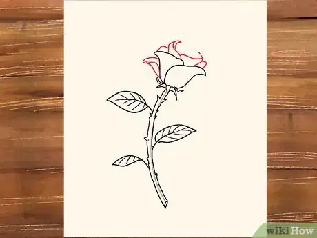 Imagen titulada Draw a Rose Step 26