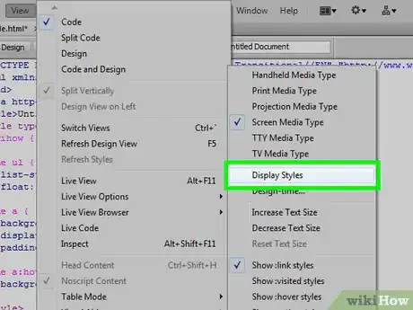 Imagen titulada Add a Drop Down Box in Dreamweaver Step 11