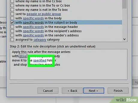 Imagen titulada Filter Email in Outlook Step 21