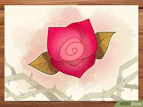 Imagen titulada Draw a Rose Step 17