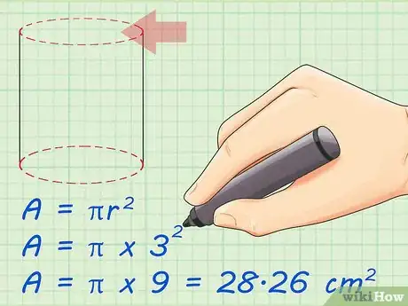 Imagen titulada Find the Surface Area of Cylinders Step 3