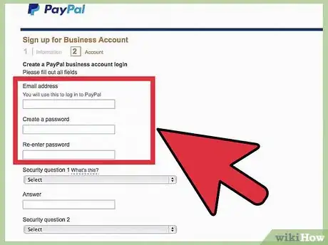Imagen titulada Set up a Paypal Account to Receive Donations Step 3