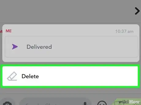 Imagen titulada Delete a Snap on Snapchat Step 4