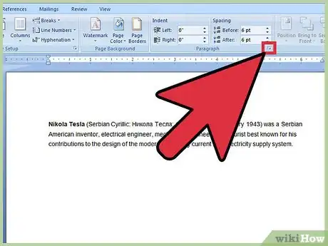 Imagen titulada Indent the First Line of Every Paragraph in Microsoft Word Step 7
