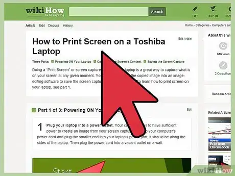 Imagen titulada Print Screen on a Toshiba Laptop Step 3