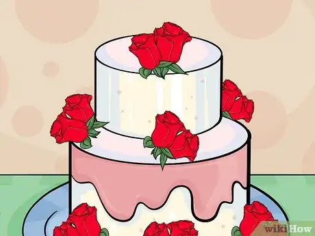 Imagen titulada Add Fresh Flowers to a Cake Step 11