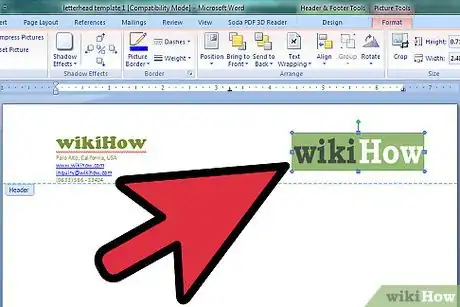 Imagen titulada Make a Letterhead Step 7
