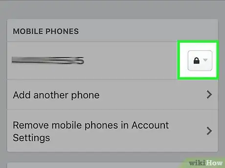 Imagen titulada Hide Your Phone Number on Facebook Step 7