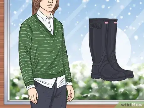 Imagen titulada Wear Hunter Boots in Winter Step 9