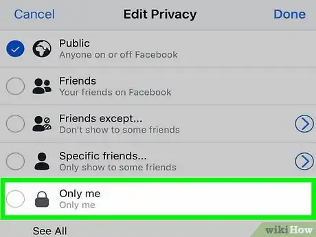 Imagen titulada Make Photos Private on Facebook Step 18