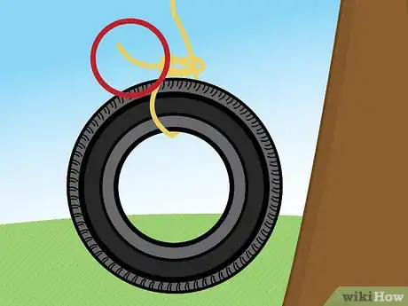 Imagen titulada Make a Tire Swing Step 10