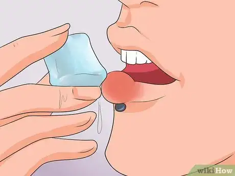 Imagen titulada Take Care of a Lip Piercing Step 10