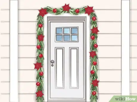 Imagen titulada Hang Garland Around Your Front Door Step 9