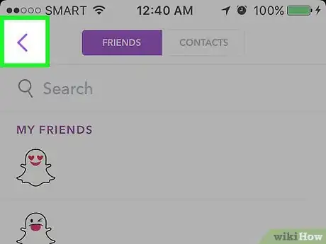 Imagen titulada Hide Friends on Snapchat Step 9