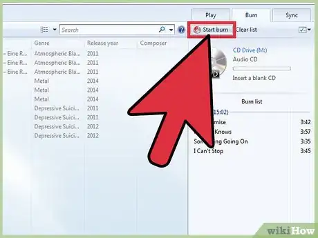 Imagen titulada Burn Music to an Audio CD Step 6