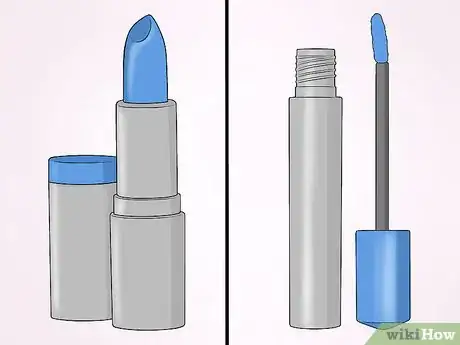 Imagen titulada Wear Blue Lipstick Step 4