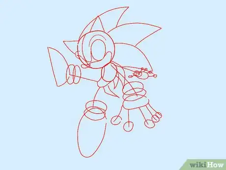 Imagen titulada Draw Sonic Characters Step 9