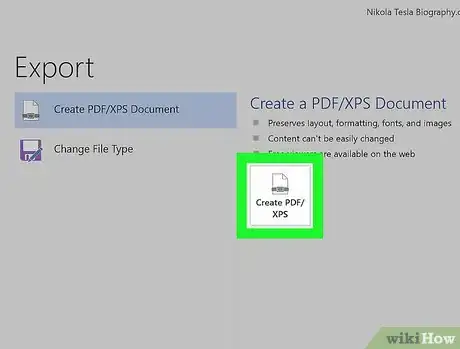 Imagen titulada Convert a Microsoft Word Document to PDF Format Step 19